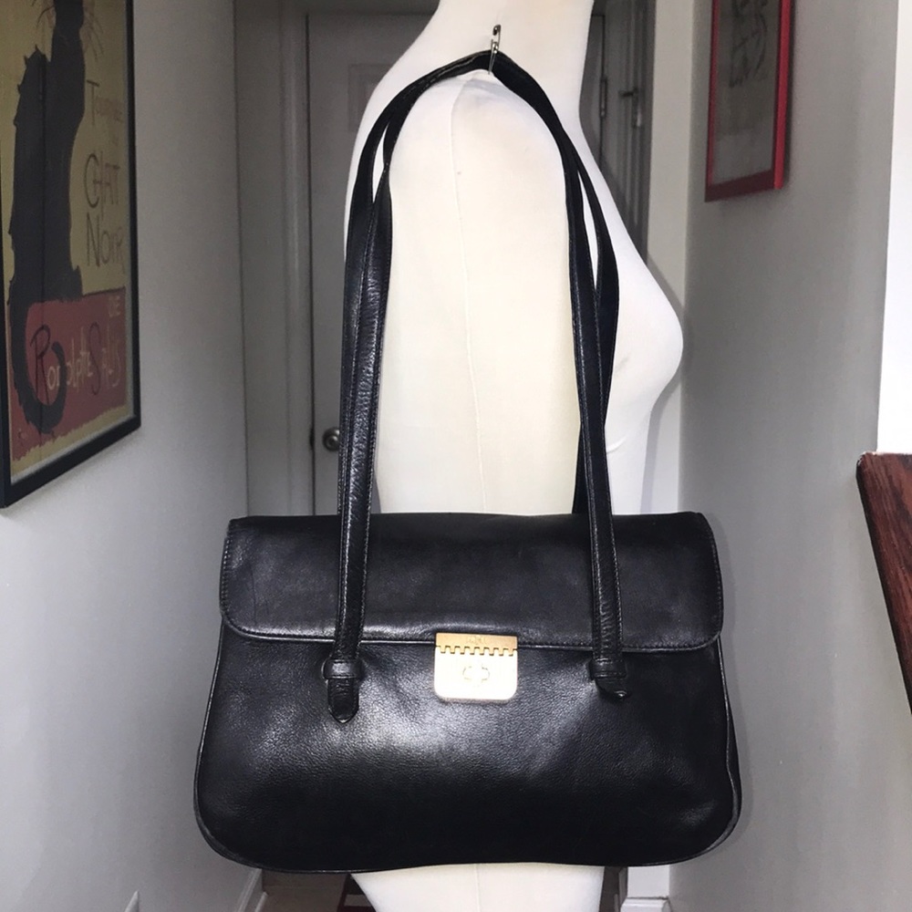 Vintage Sapel Italian leather handbag 😘 - Picture 1 of 8